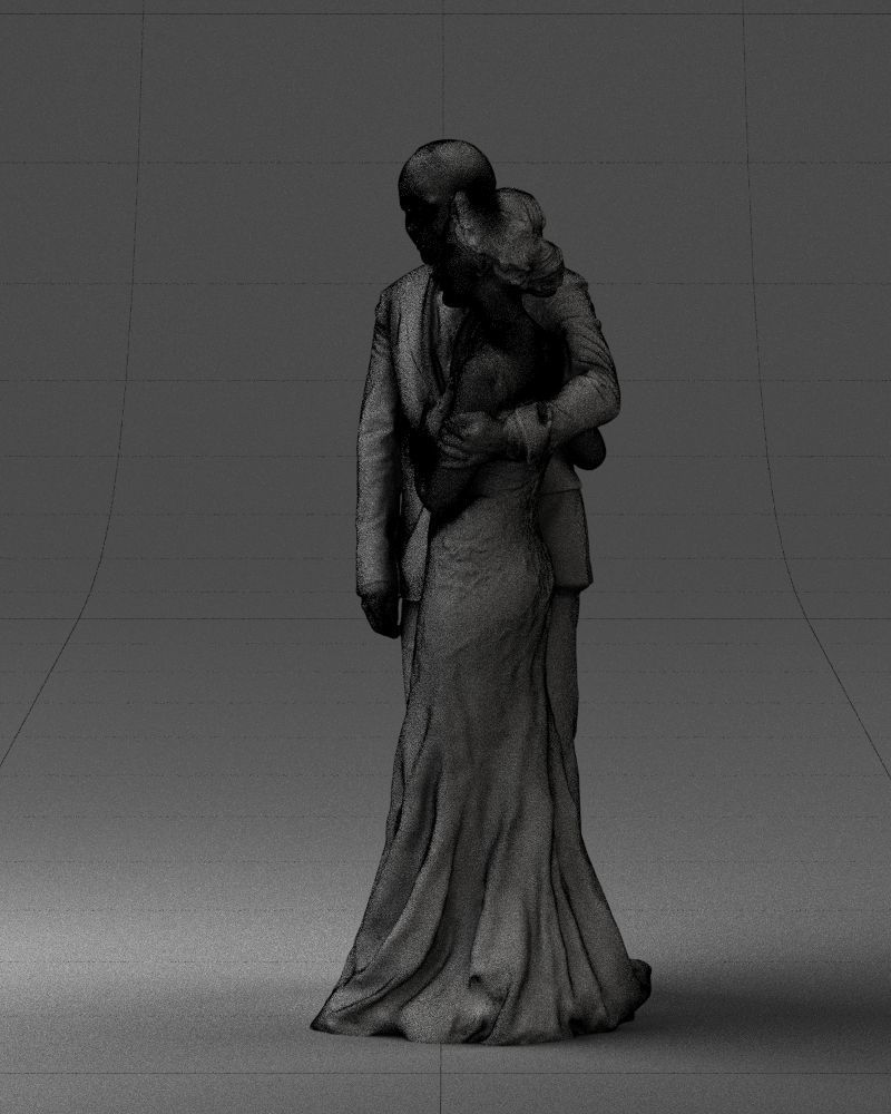000200 Wedding Couple 1026 3dp 3D print model_29