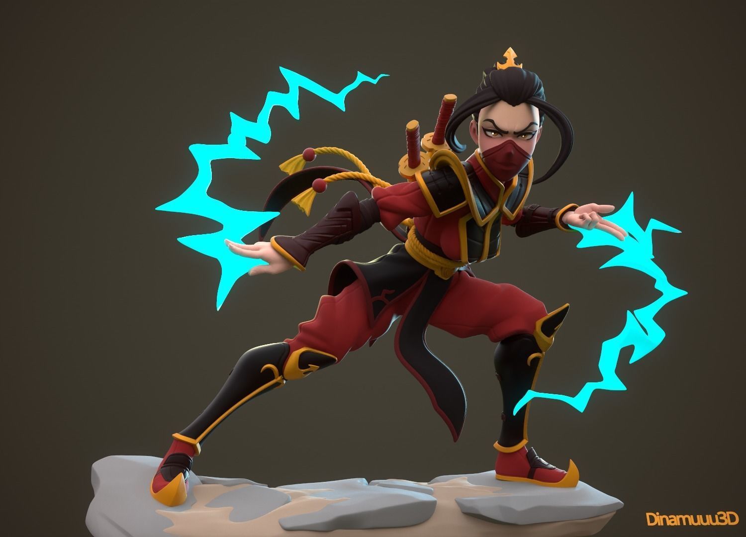 Azula Multi Versions SFW NSFW STL 3D Print Model 3D print model_3