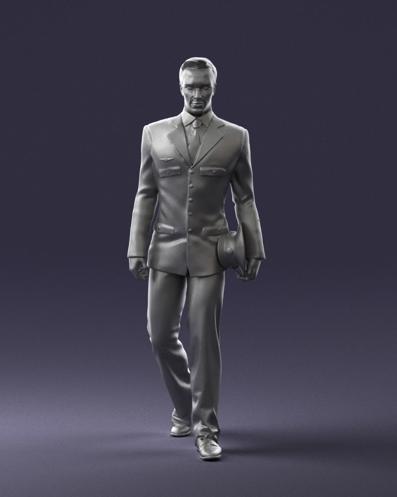 Male pilot in uniform 0296 3D Print Ready 3D print model_37