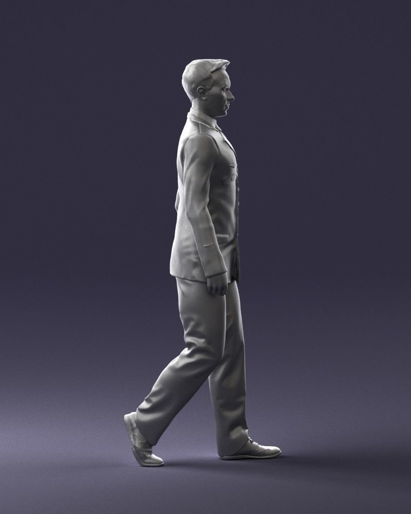Male pilot in uniform 0296 3D Print Ready 3D print model_13