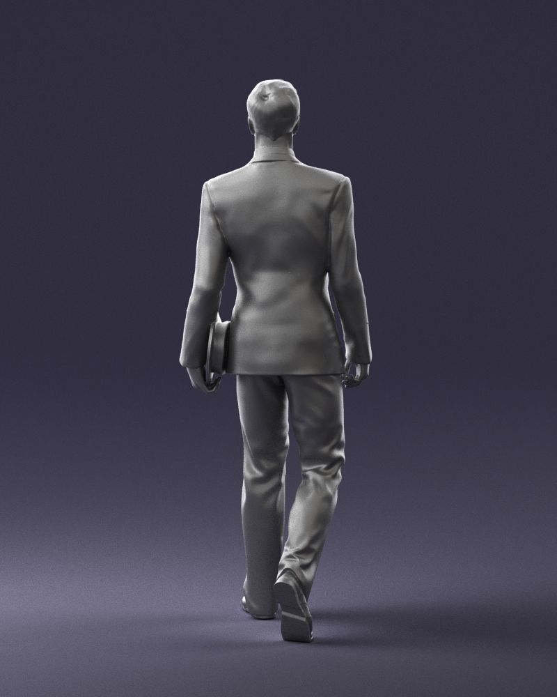 Male pilot in uniform 0296 3D Print Ready 3D print model_19