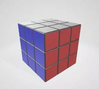 Rubix Cube Free 3D model