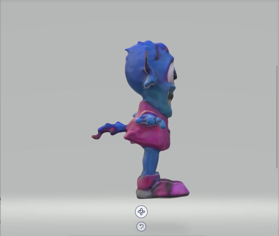 Monster Chibi 3D model_1