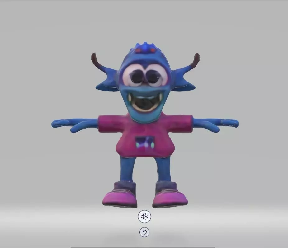 Monster Chibi 3D model_0