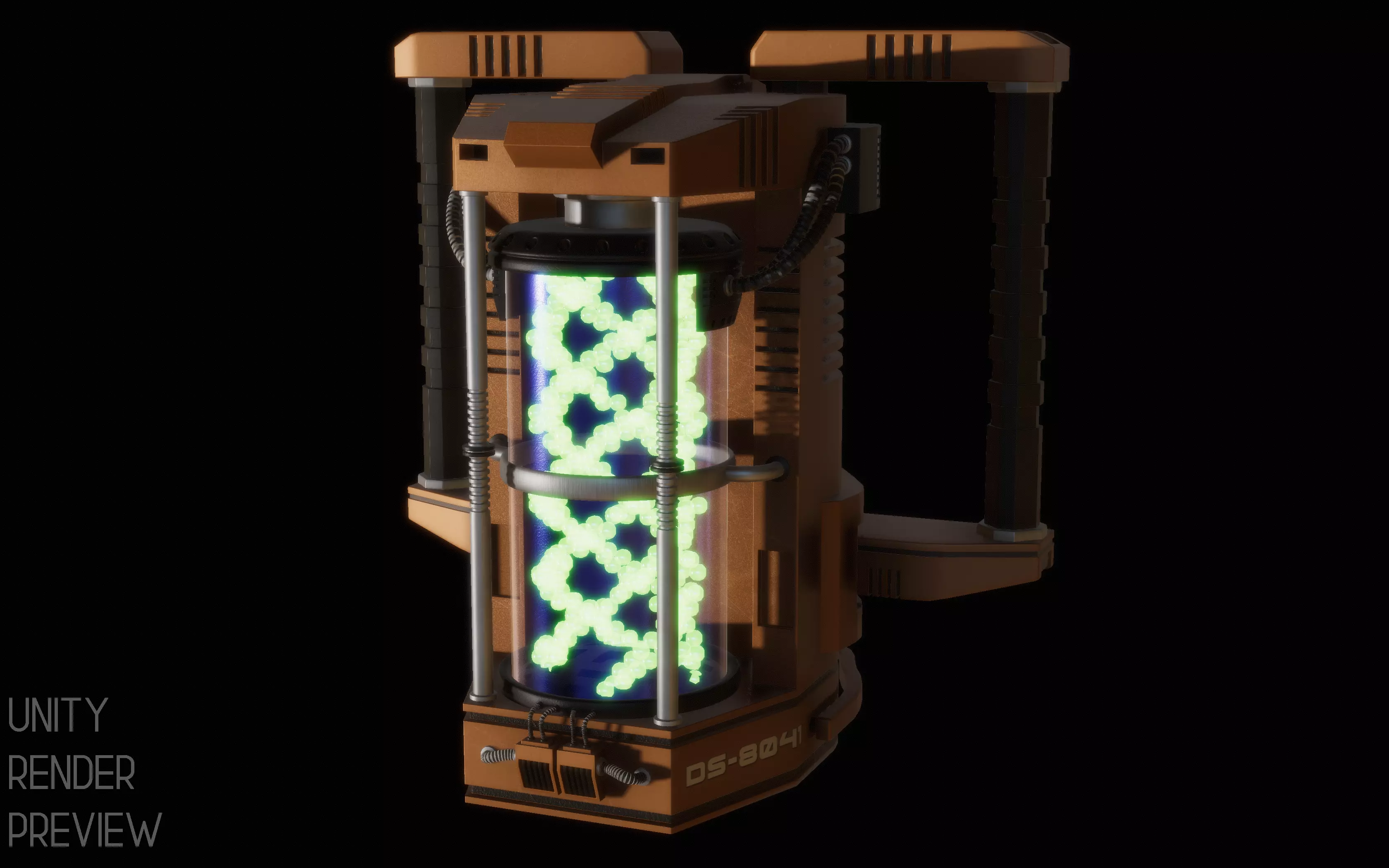 Sci-Fi Container 3D model