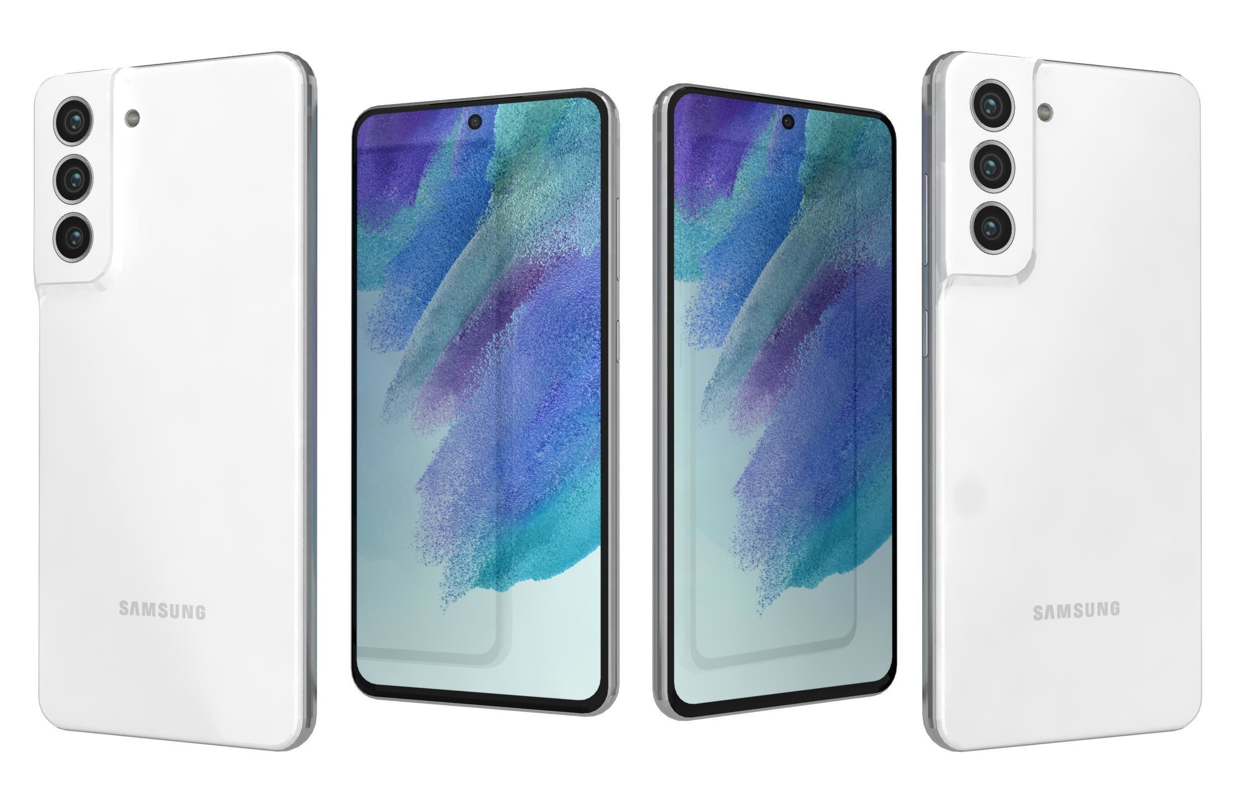 Samsung Galaxy S21 FE 5G All Colors 3D model_25