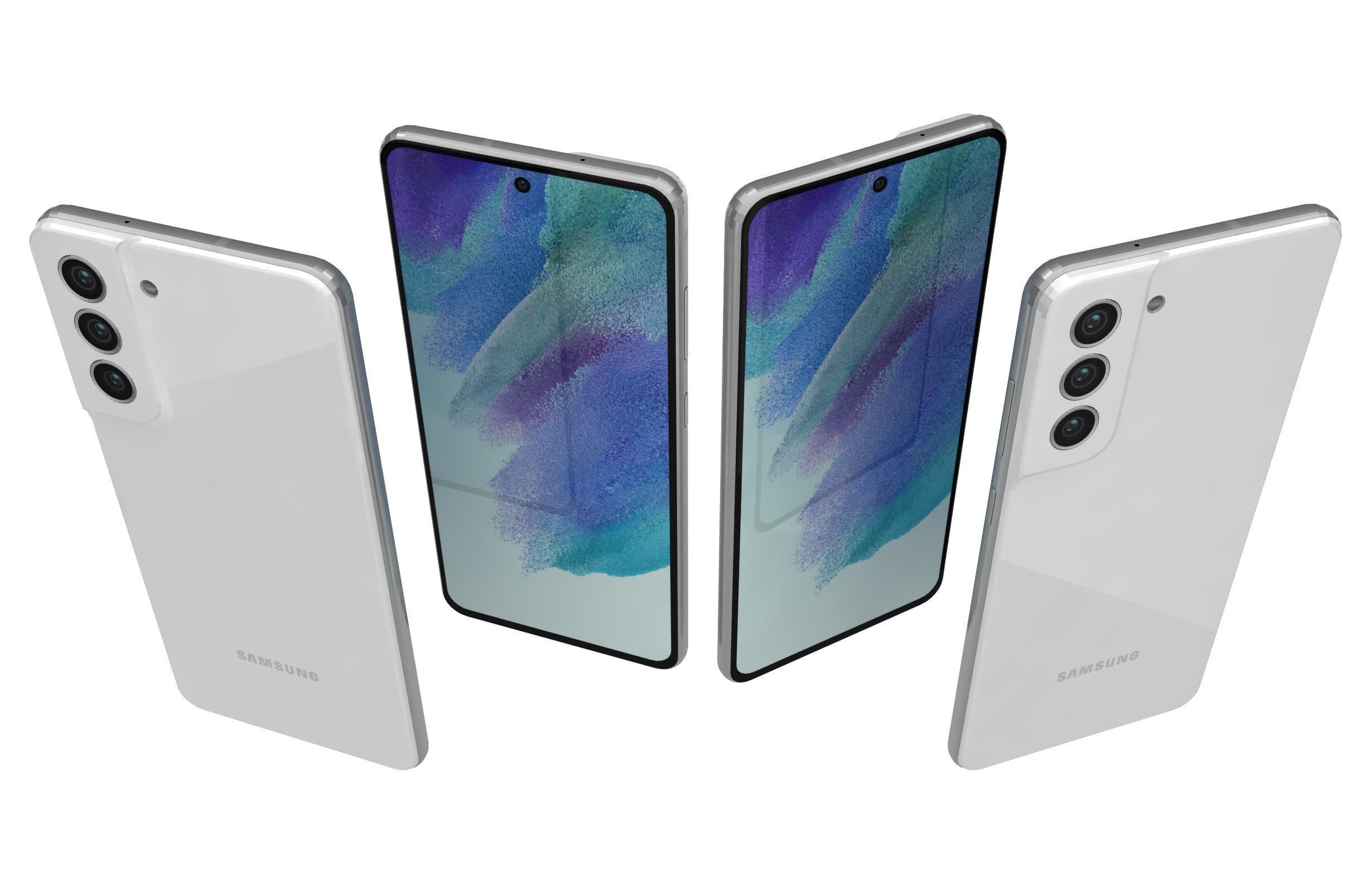 Samsung Galaxy S21 FE 5G All Colors 3D model_29