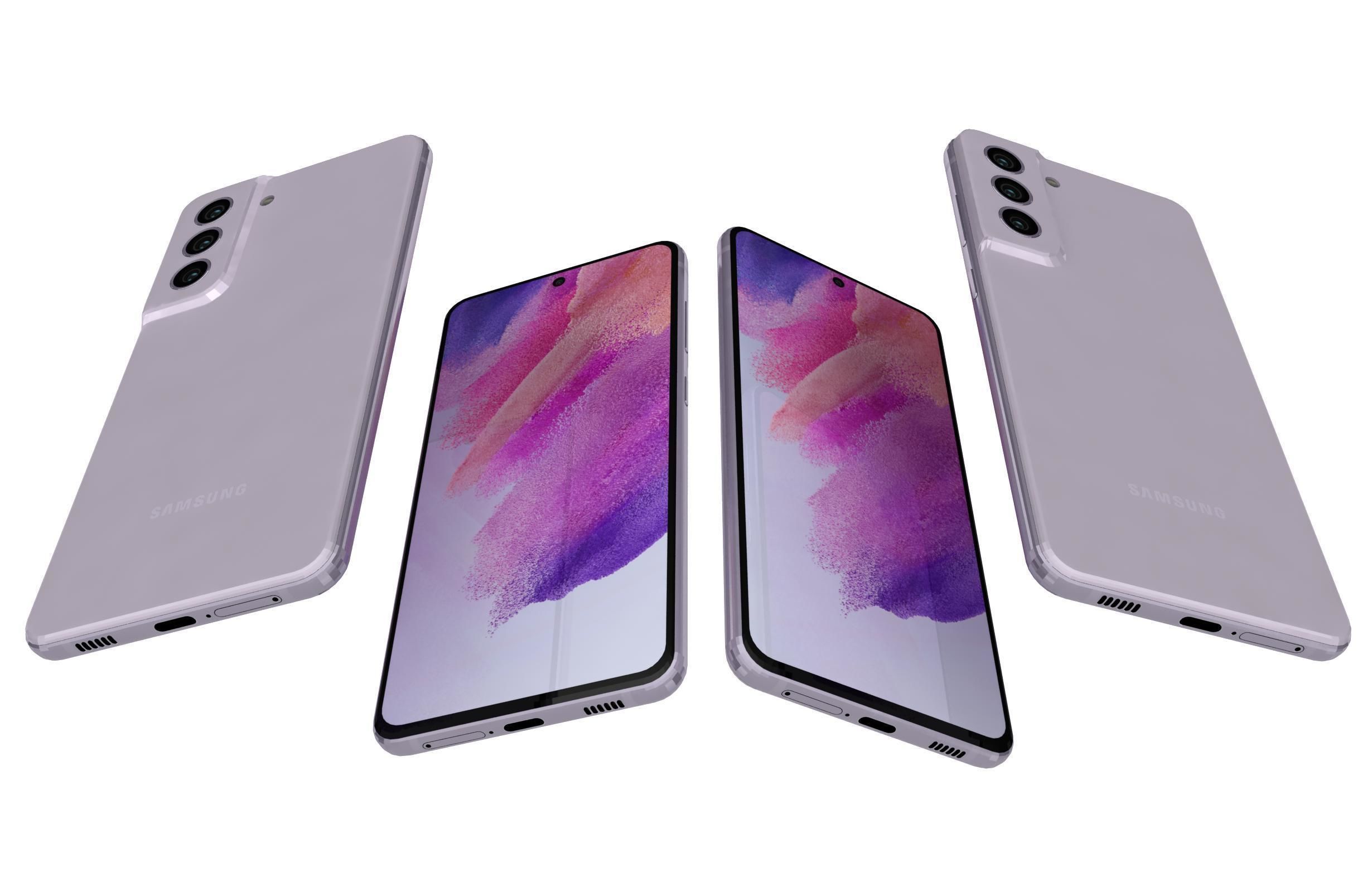 Samsung Galaxy S21 FE 5G All Colors 3D model_31