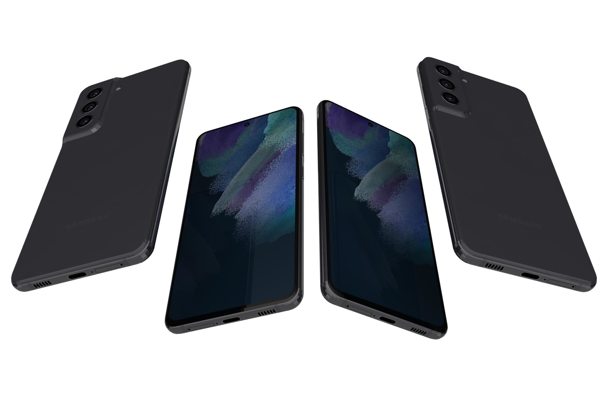 Samsung Galaxy S21 FE 5G All Colors 3D model_39