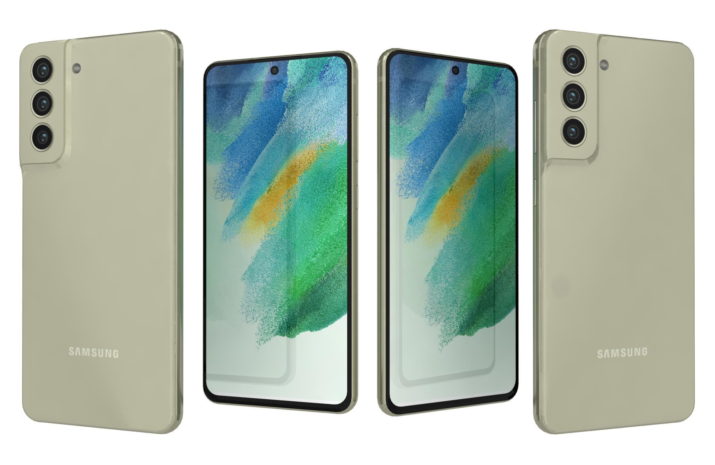 Samsung Galaxy S21 FE 5G All Colors 3D model_24