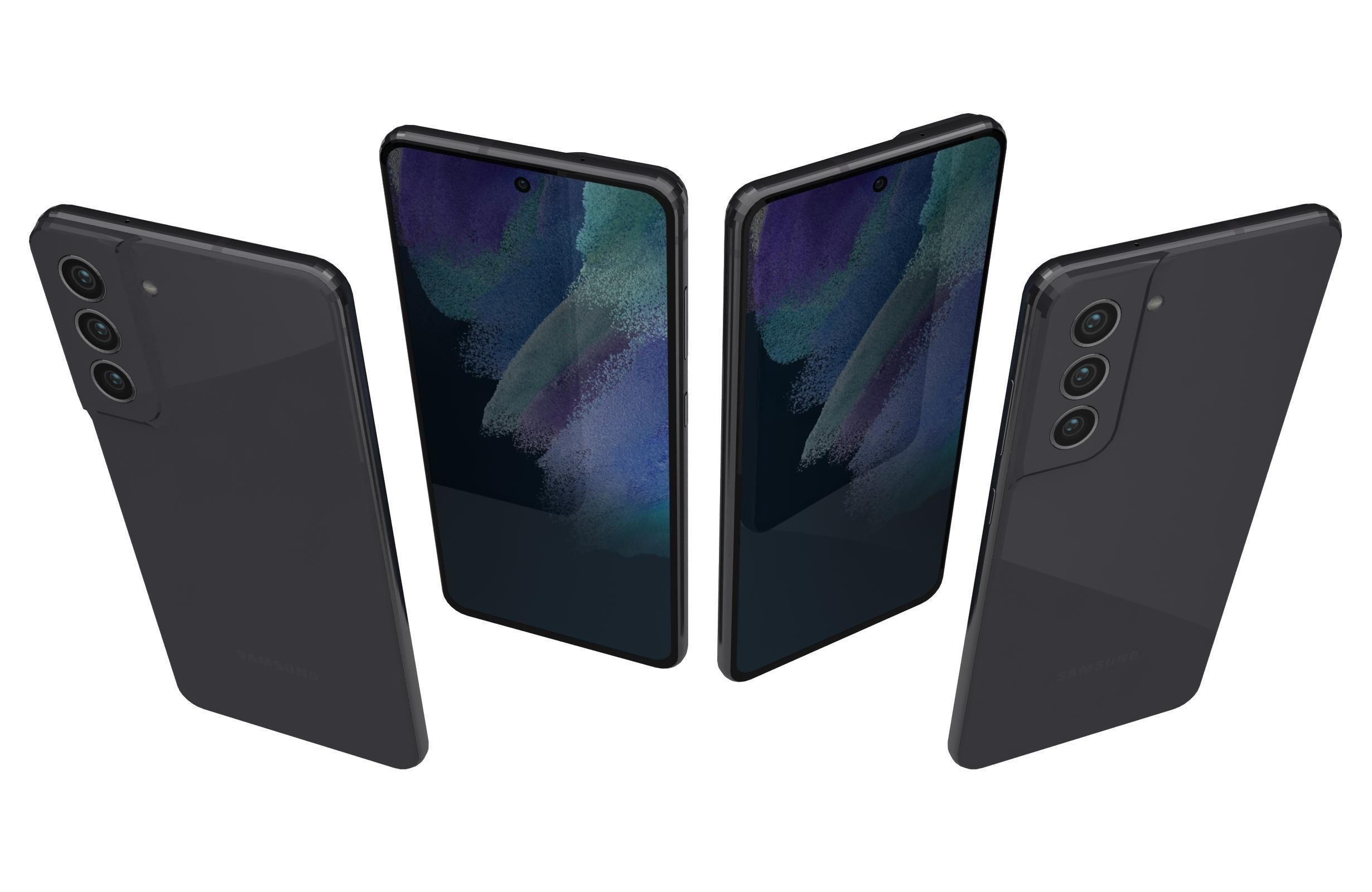 Samsung Galaxy S21 FE 5G All Colors 3D model_30