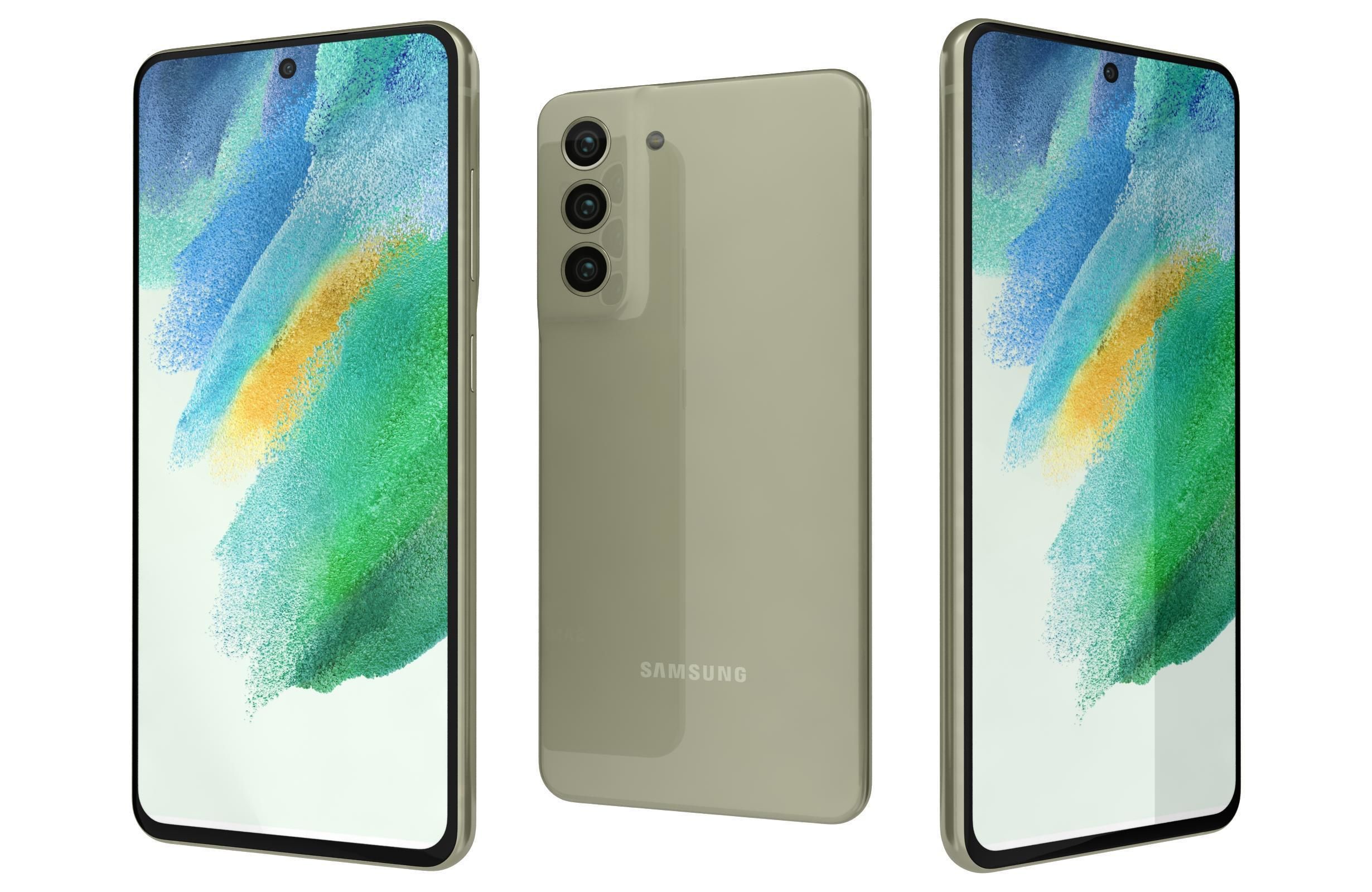 Samsung Galaxy S21 FE 5G All Colors 3D model_2