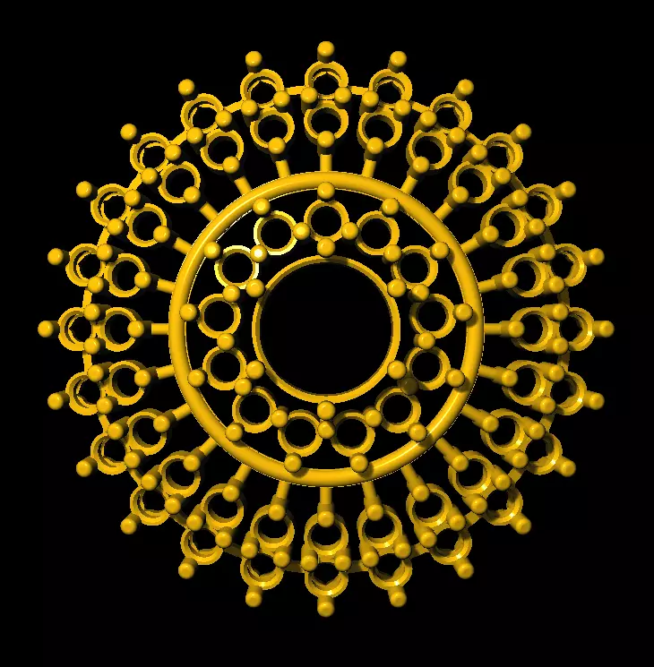 Tops earrings   3D print model_0