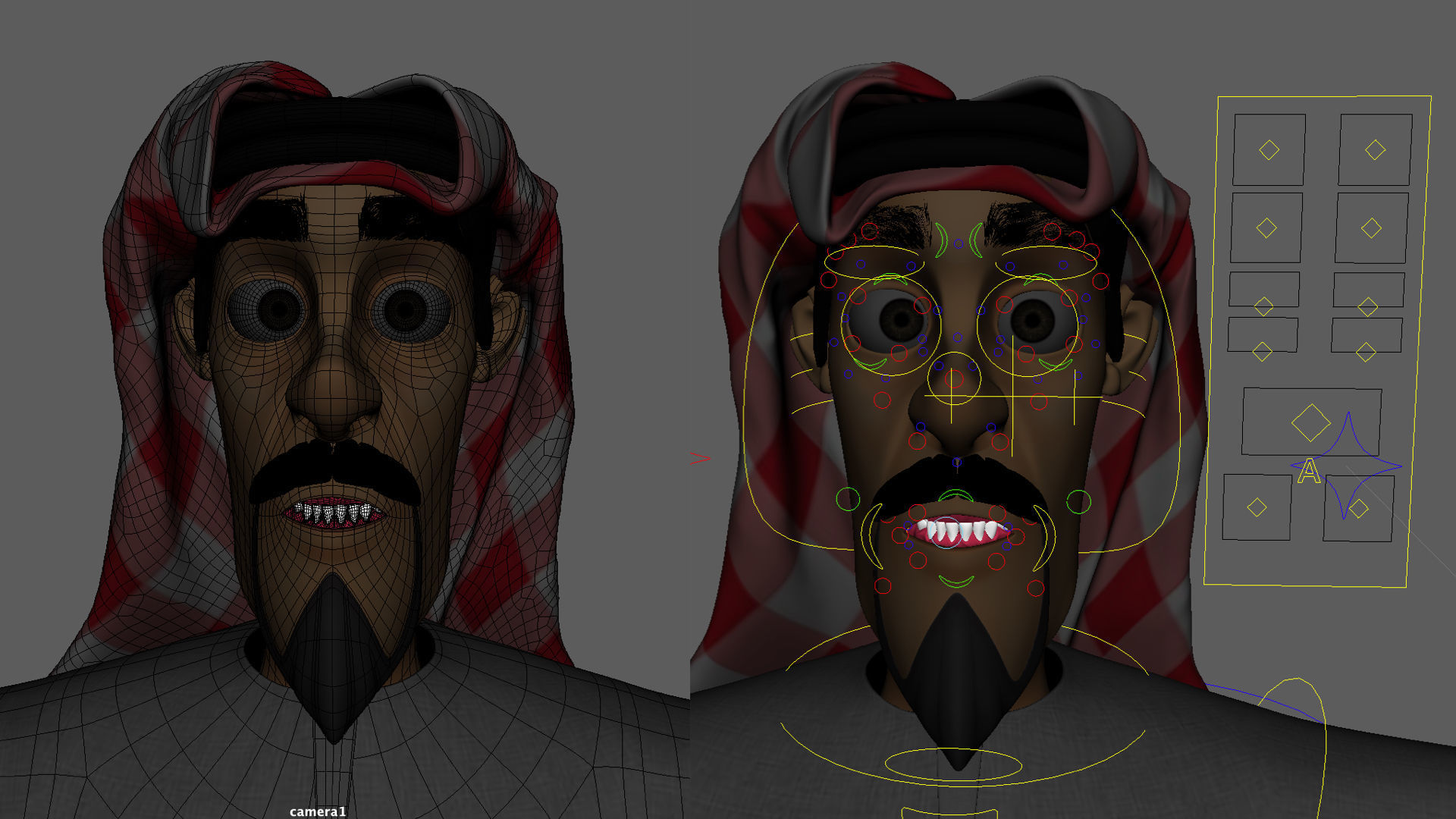 Stylized Ethnic Rigs - Arab - Middle East 3D model_7