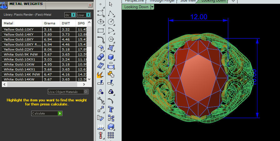 branch Ring 3D print model_4