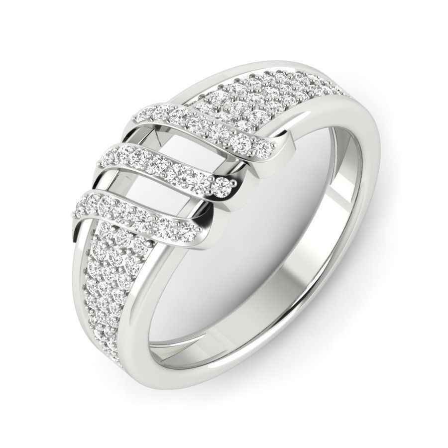 Engagement Ring 3dm stl render detail 3D print model_13