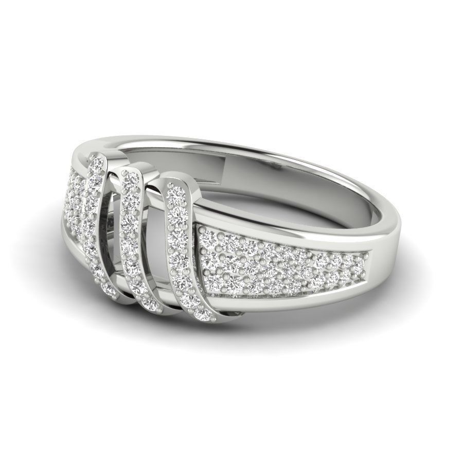 Engagement Ring 3dm stl render detail 3D print model_8