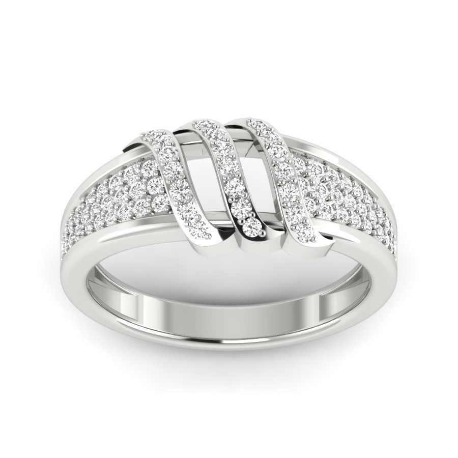 Engagement Ring 3dm stl render detail 3D print model_14