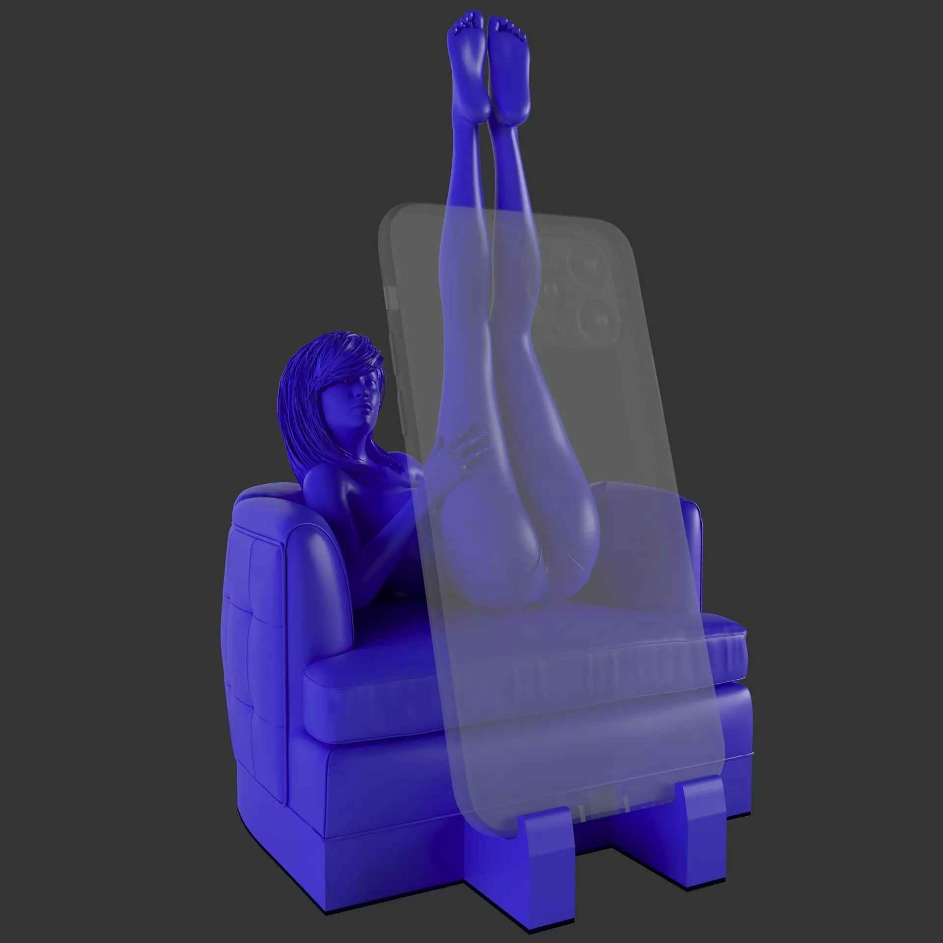 Phone holder  3D print model_0