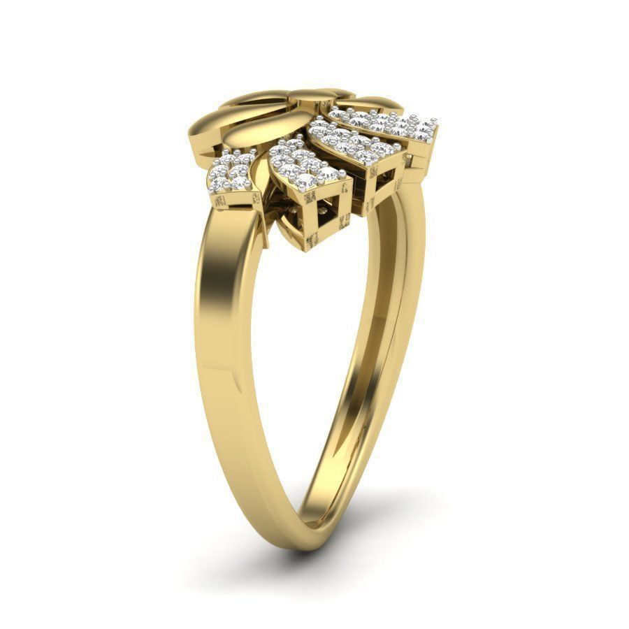 Engagement Ring 3dm stl render detail 3D print model_4