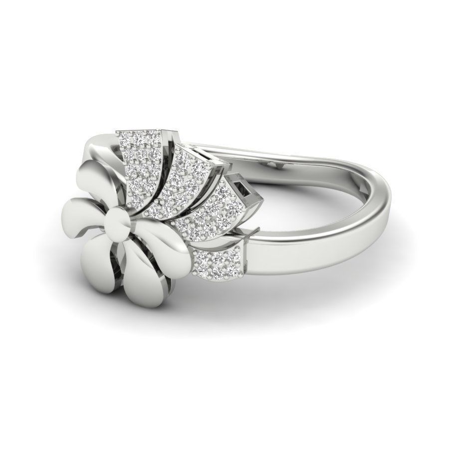 Engagement Ring 3dm stl render detail 3D print model_8