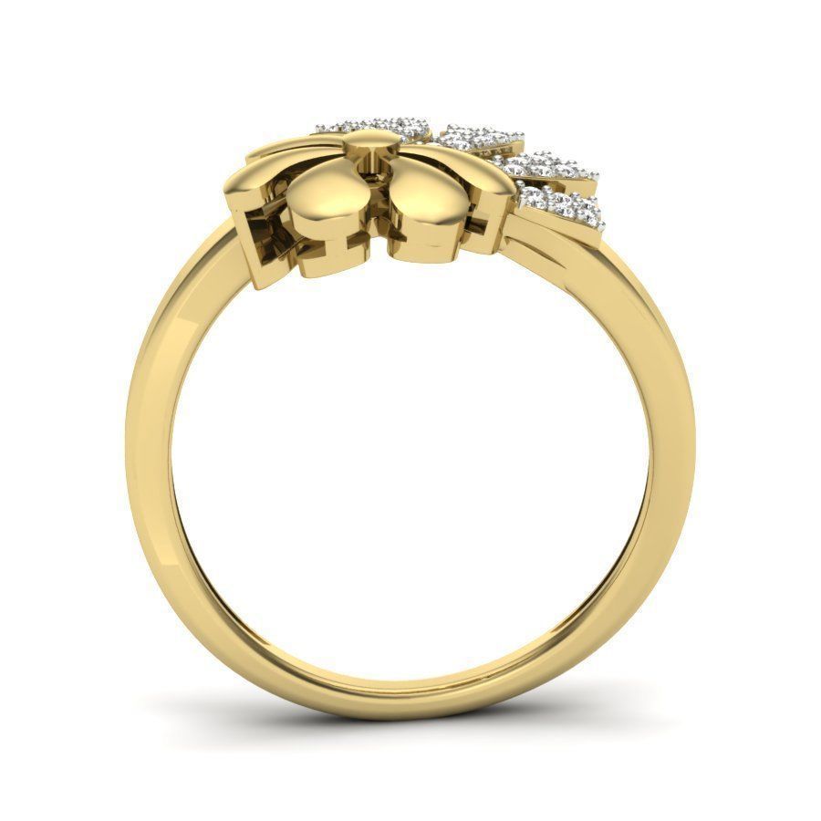 Engagement Ring 3dm stl render detail 3D print model_3