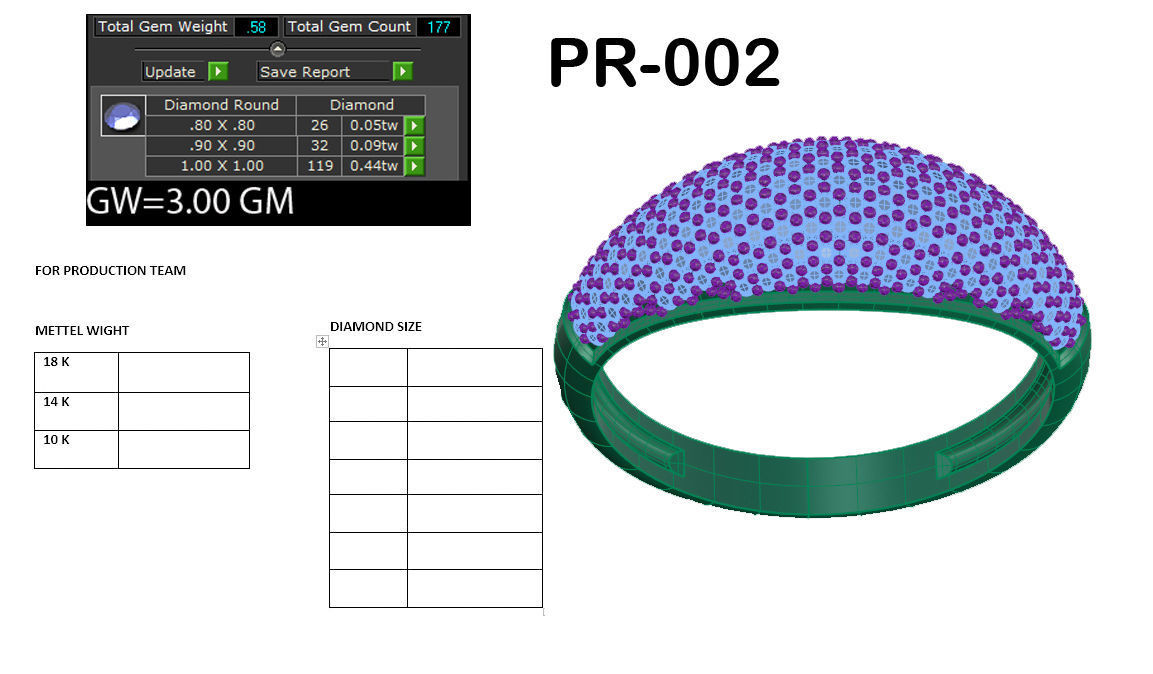 Signet Ring 3dm stl render detail 3D print model_7