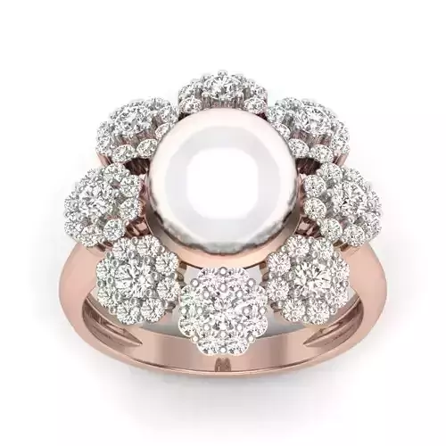 engagement wedding ring 3dm stl render detail