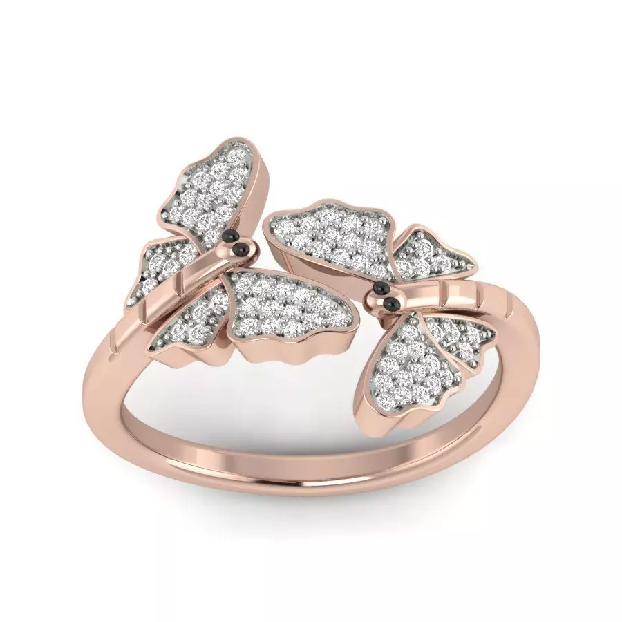 Engagement Ring 3dm stl render detail 3D print model