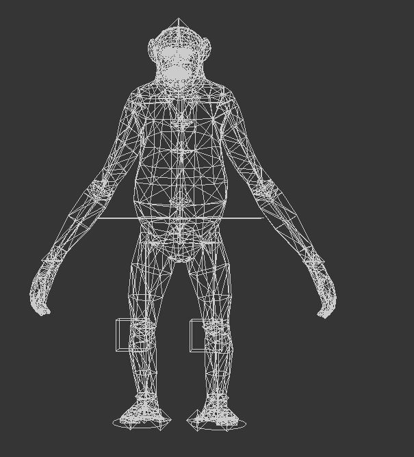 Chimp Rig 3D model_3