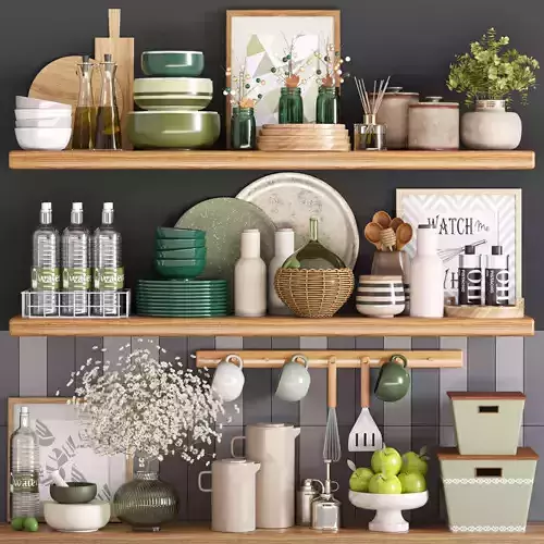 kitchen accessories028 3D model