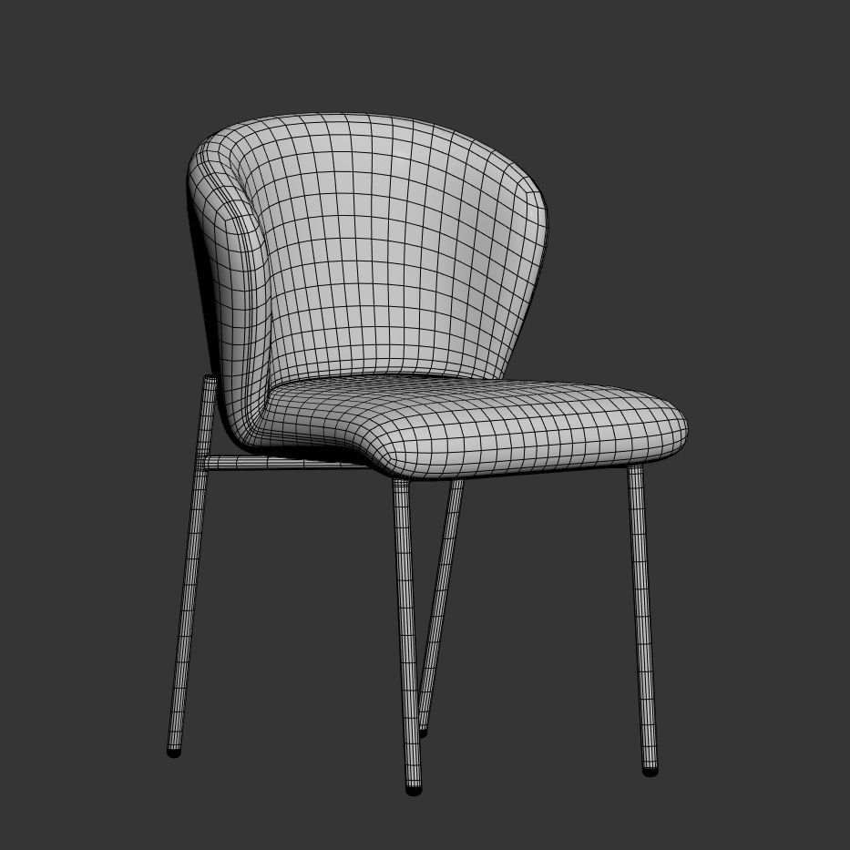 Dining Set 55 3D model_5