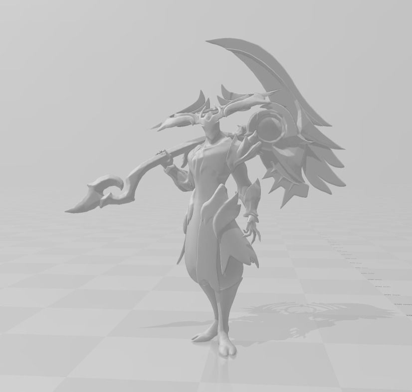 Prestige Nightbringer Kayn Rhaast form 3D Model 3D print model_2
