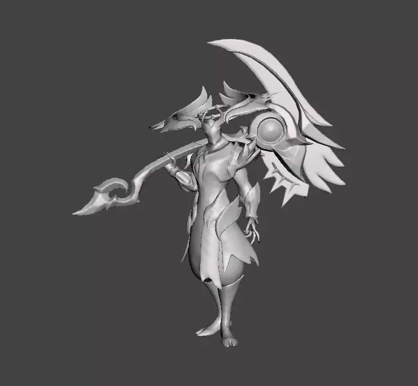 Prestige Nightbringer Kayn Rhaast form 3D Model 3D print model_0