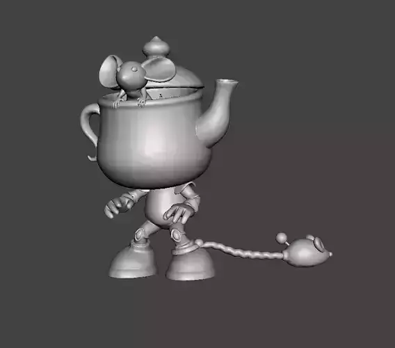 Porcelain Amumu 3D Model 3D print model