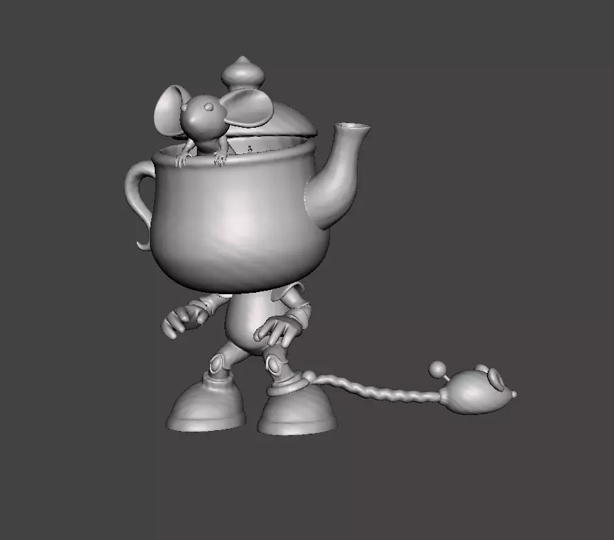 Porcelain Amumu 3D Model 3D print model_0