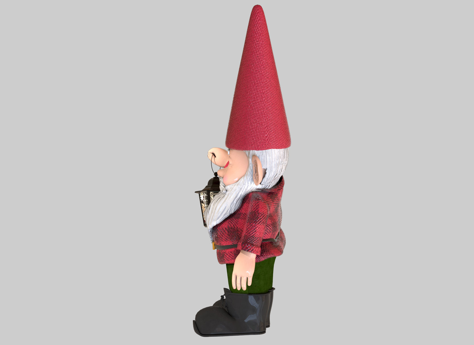 GNOME STATUE 3D model_5
