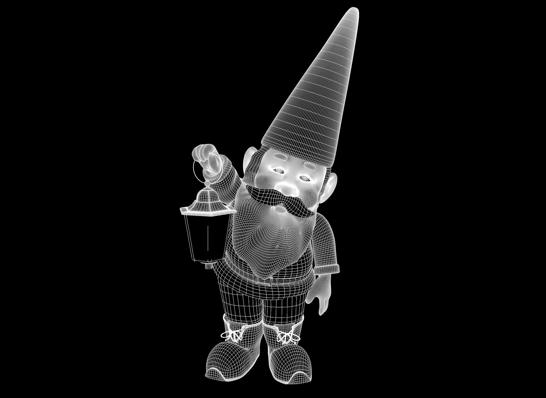 GNOME STATUE 3D model_6