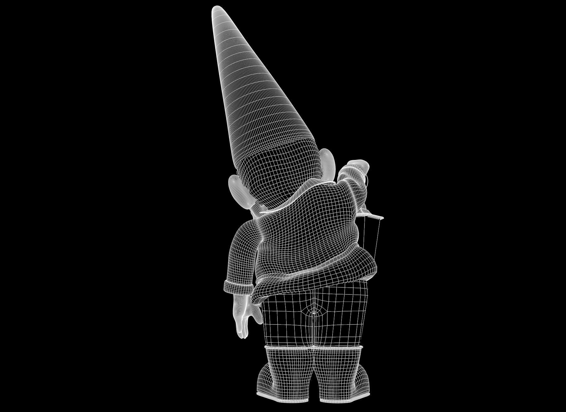 GNOME STATUE 3D model_10