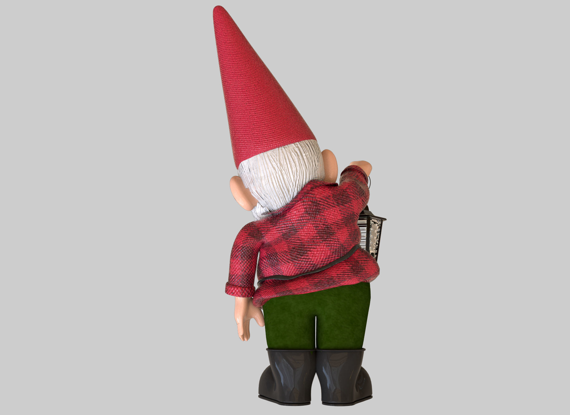 GNOME STATUE 3D model_2