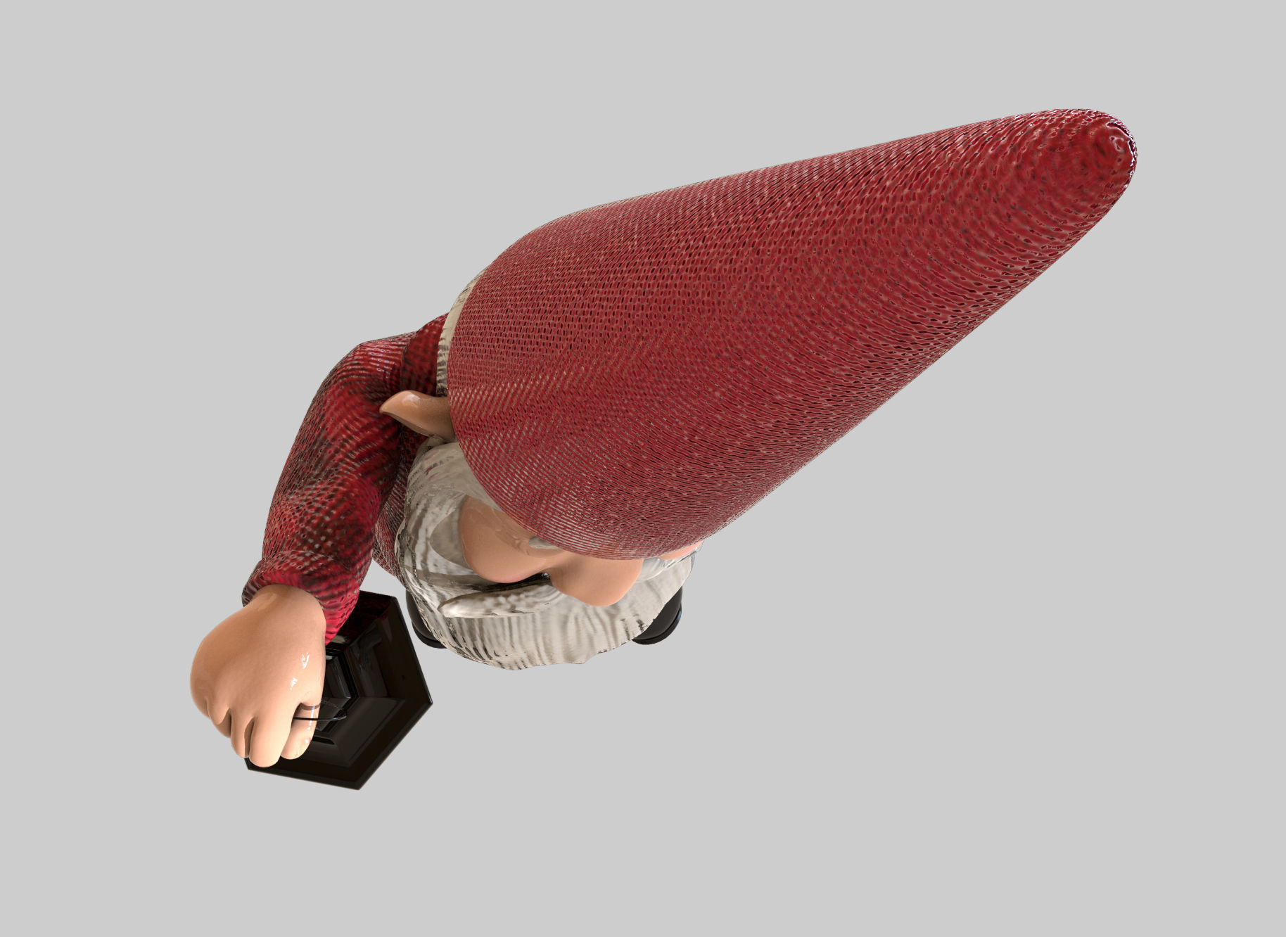 GNOME STATUE 3D model_3