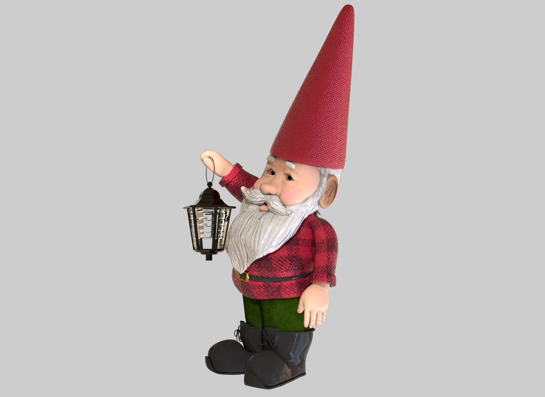 GNOME STATUE 3D model_1