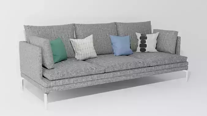 couch sofa with pillows