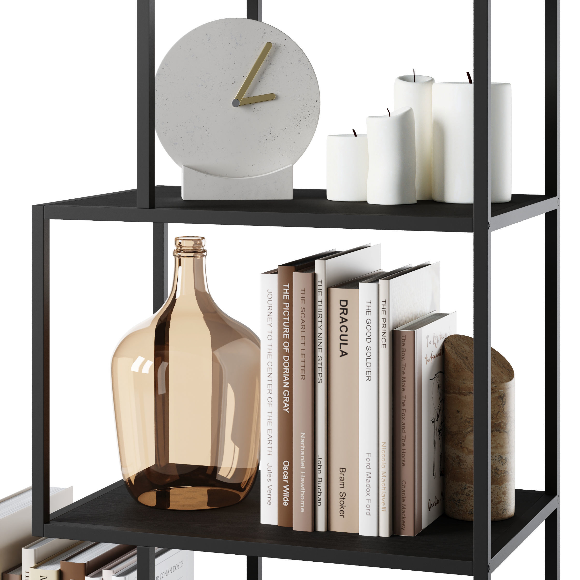Bookcase Seaford by Actona 3D model_2
