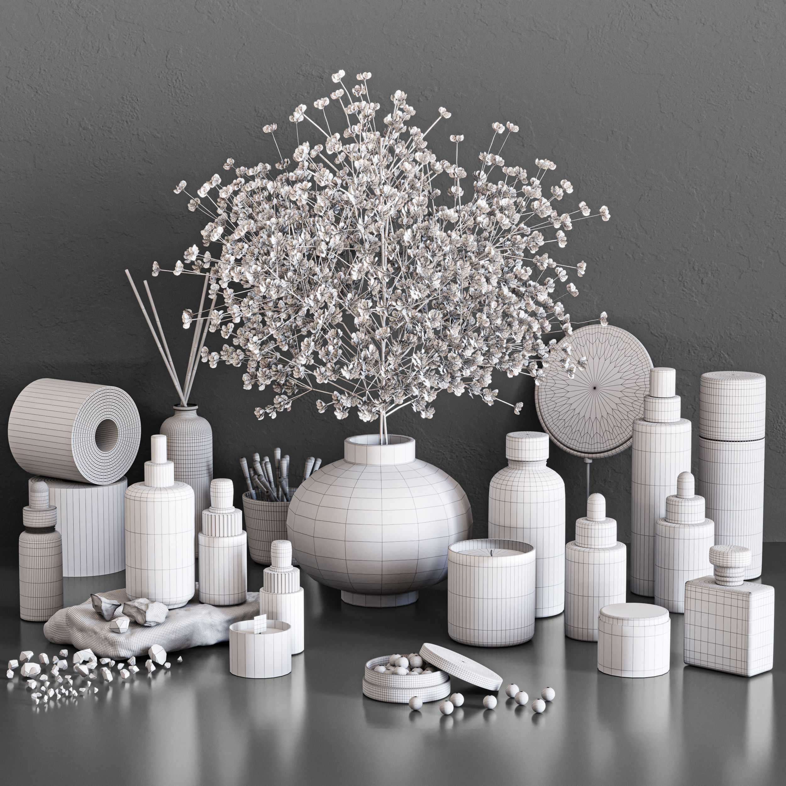 bathroom accessories 12 3D model_6