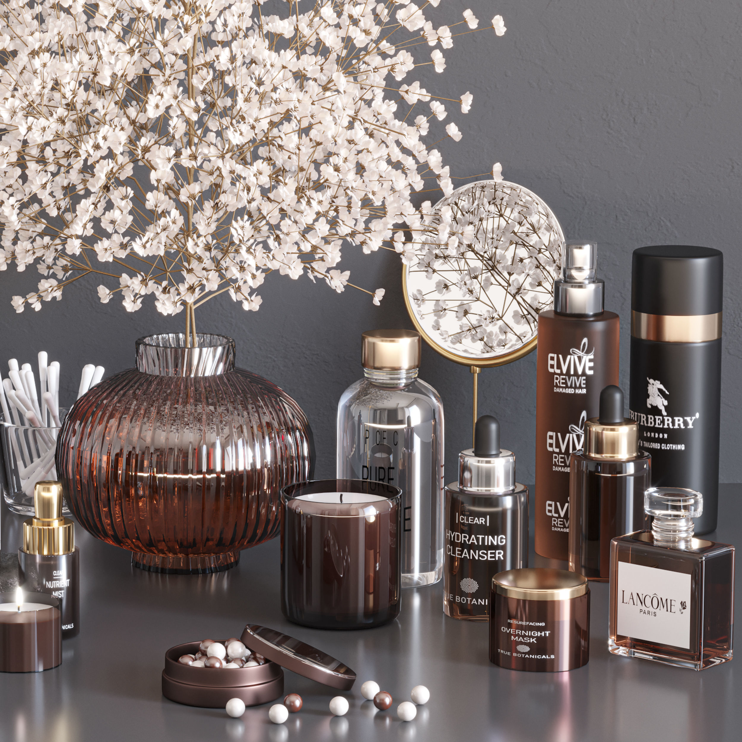 bathroom accessories 12 3D model_4