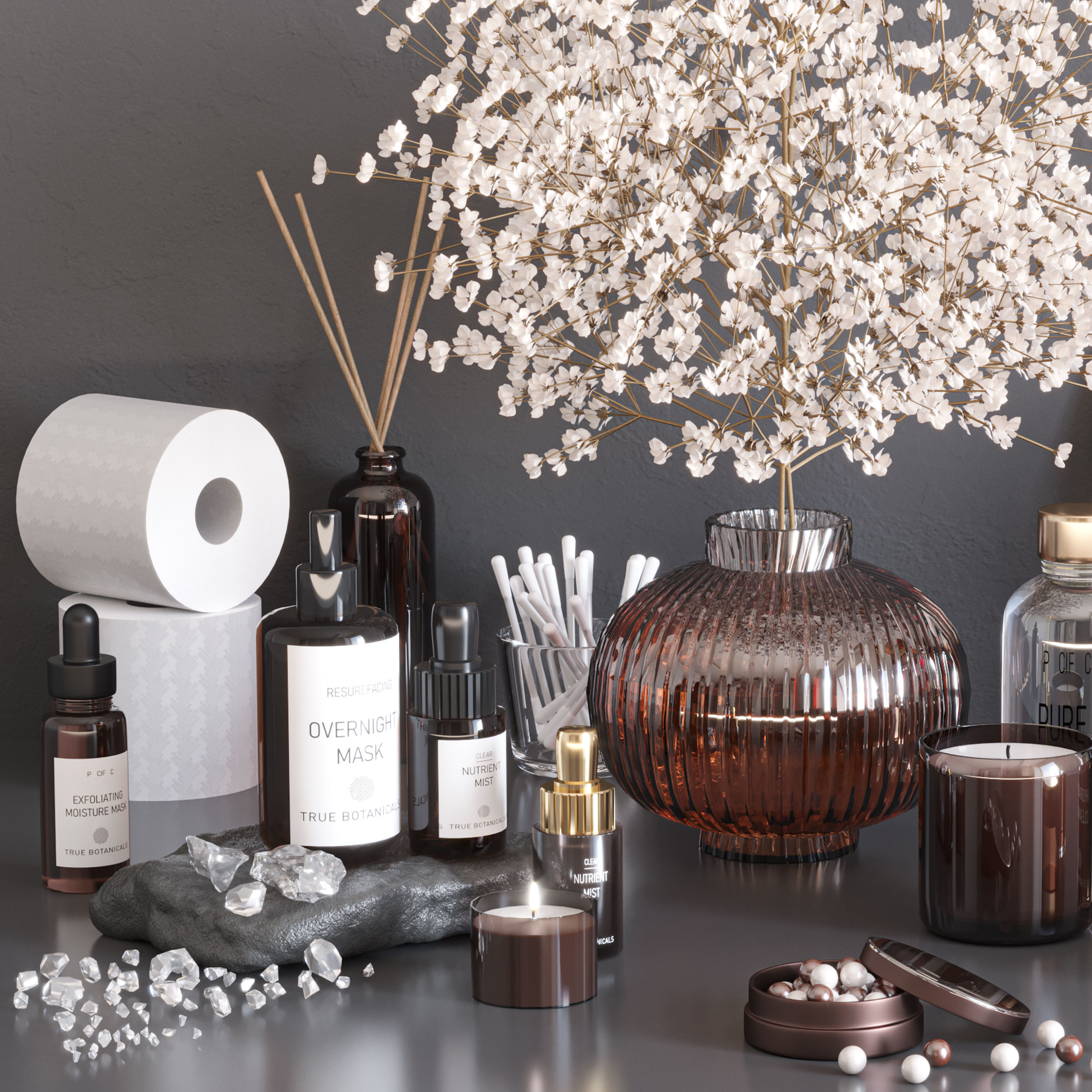 bathroom accessories 12 3D model_5