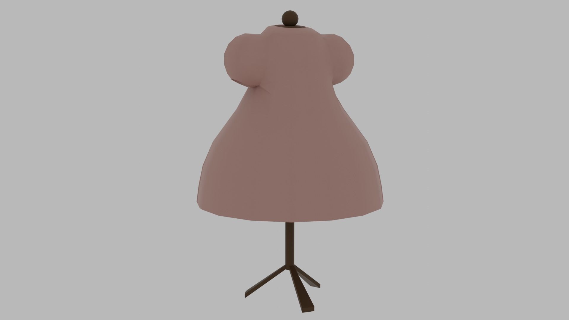 Clothing store Low-poly 3D model_7