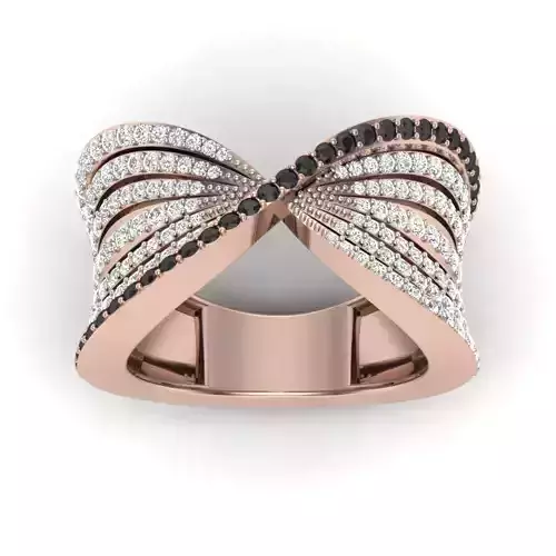 Diamond Eternity Wedding Band Ring Many Fingers 