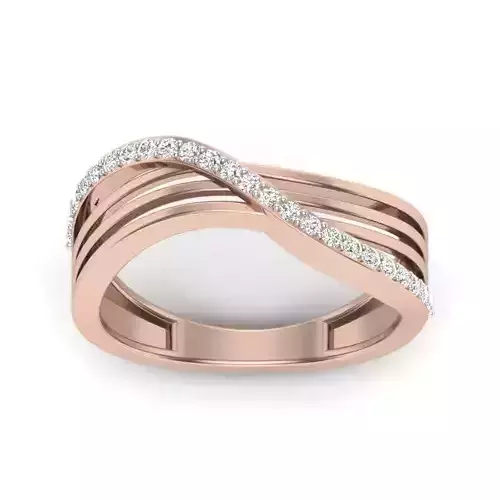 Solitaire Engagement Ring  3D print model